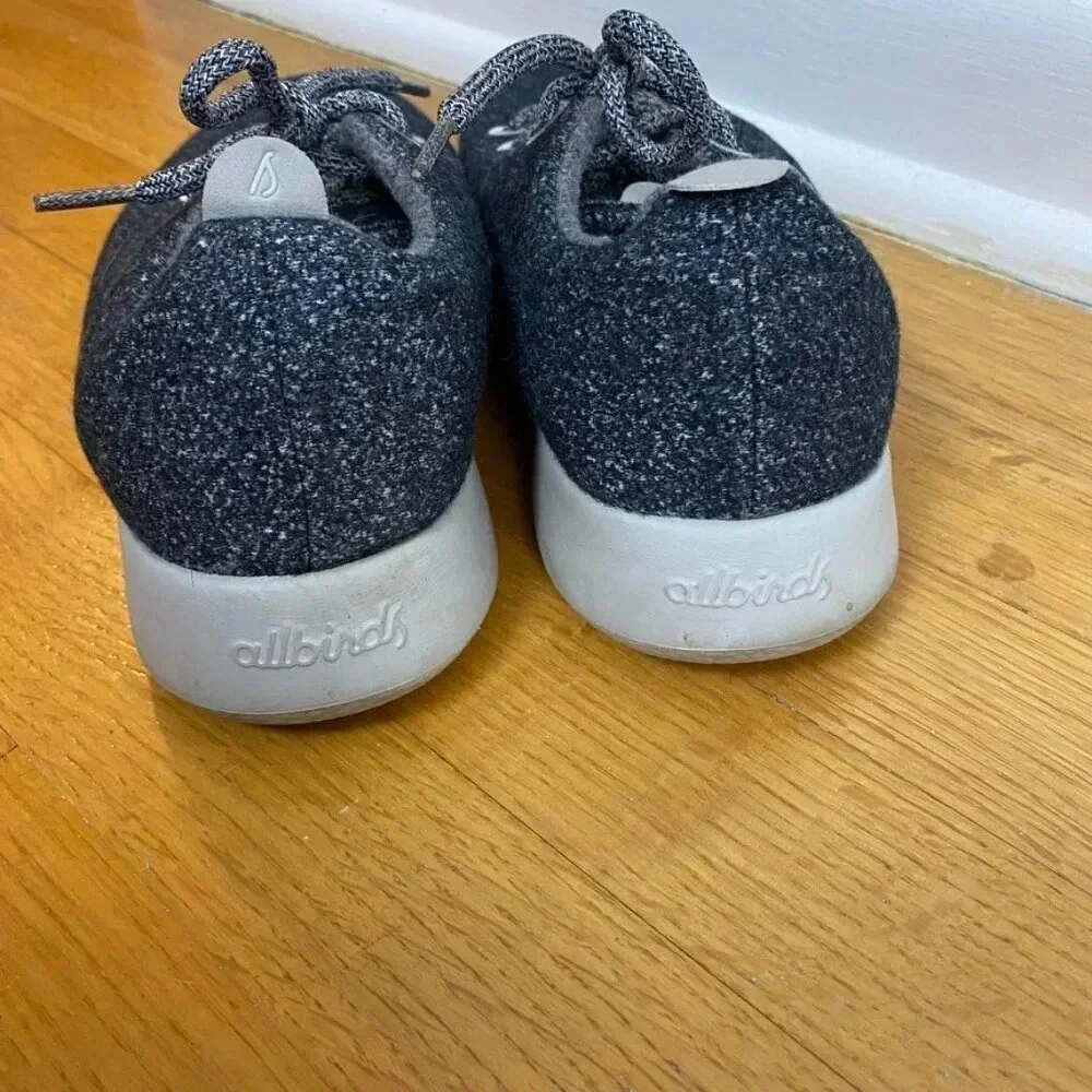 Allbirds Gray Wool Runner Athletic Shoes